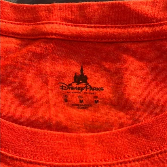 Disney Red Short Sleeve Tee with Graphic Design - Picture 2 of 3